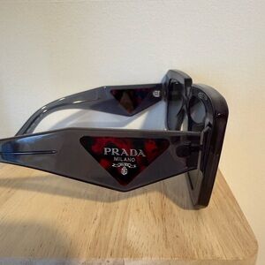 Prada Black and Red Sunglasses
